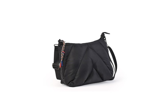 Bolso bandolera candan acholchado negro