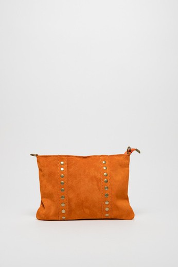 Bolso Bandolera De Piel Elise Naranja