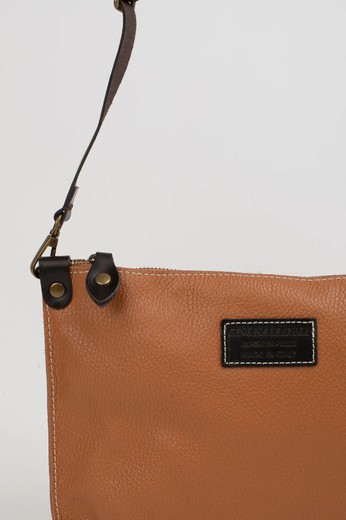 Bolso Bandolera Pelin De Piel Camel