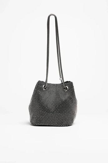 Bolso Bombonera De Fiesta Negro