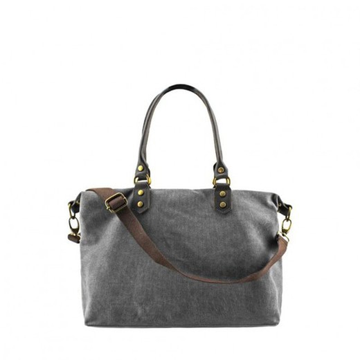 Bolso de lona tote bag personalizable gris