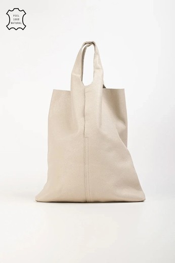 Bolso De Piel Lemy Beige