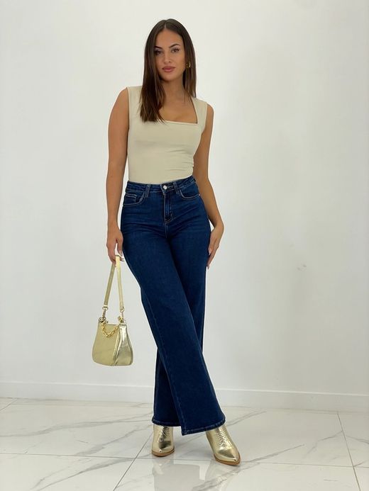 Bolso anele de piel para mujer oro