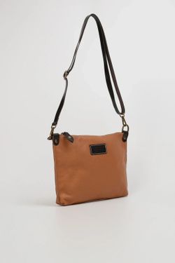 Bolso Bandolera Pelin De Piel Camel