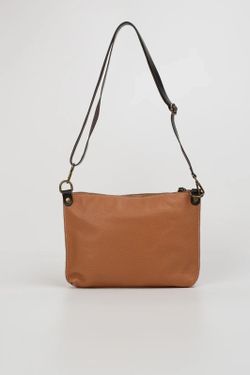Bolso Bandolera Pelin De Piel Camel