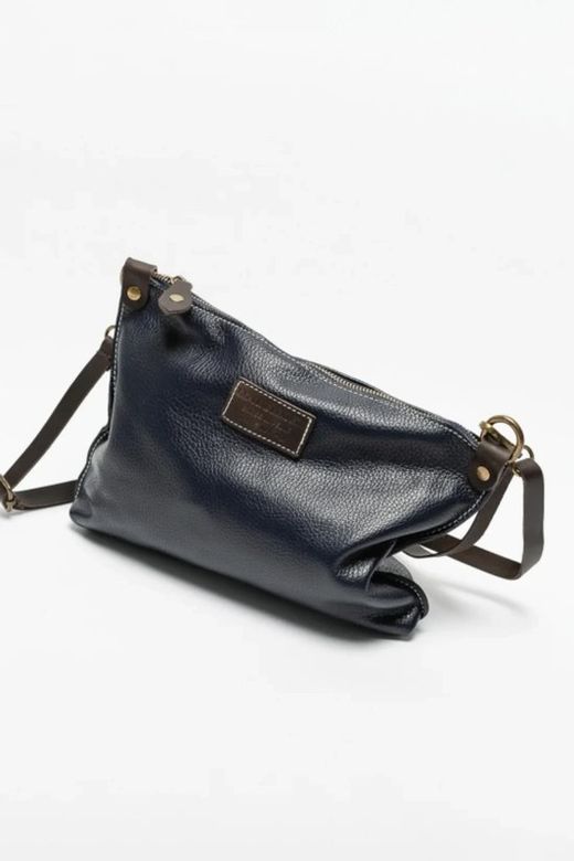 Bolso Bandolera Pelin De Piel Marino