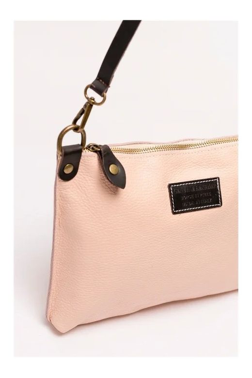 Bolso Bandolera Pelin De Piel Rosa