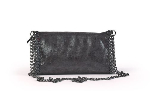 Bolso bandolera stella con cadena negro