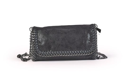 Bolso bandolera stella con cadena negro