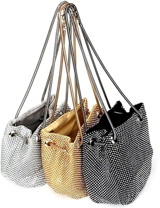 Bolso Bombonera De Fiesta Dorado
