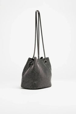 Bolso Bombonera De Fiesta Negro