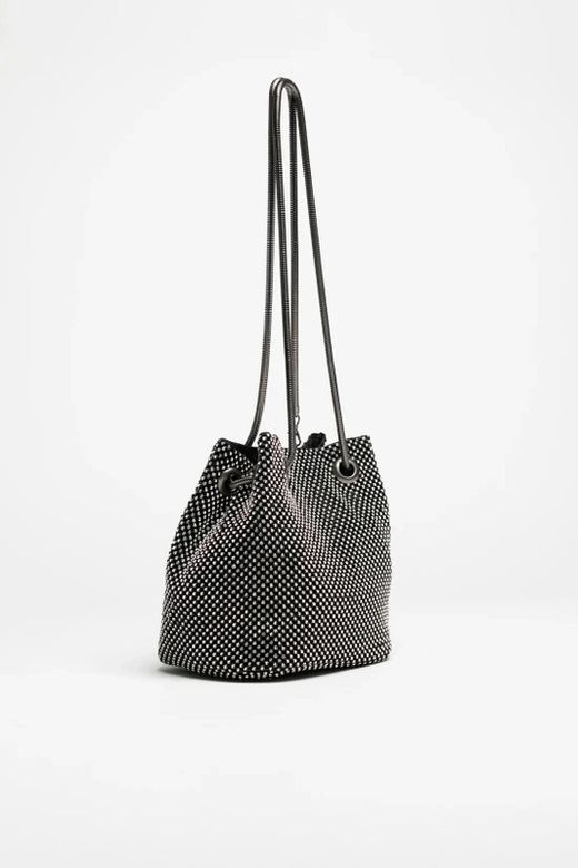 Bolso Bombonera De Fiesta Negro