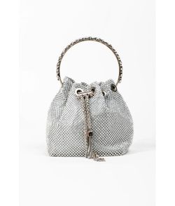 Bolso Bombonera Glam Plata