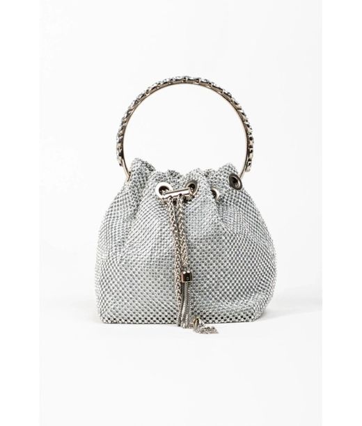 Bolso Bombonera Glam Plata