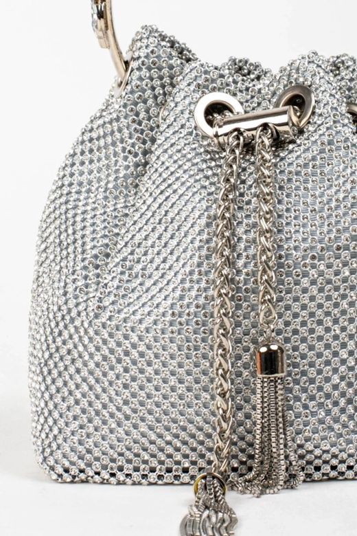 Bolso Bombonera Glam Plata