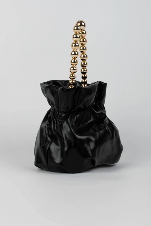 Bolso de Fiesta Tipo Bombonera Negro