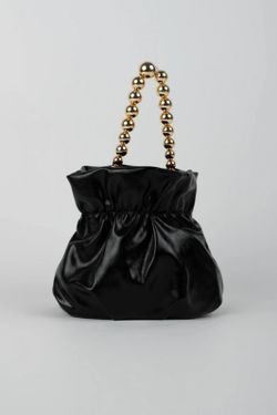 Bolso de Fiesta Tipo Bombonera Negro