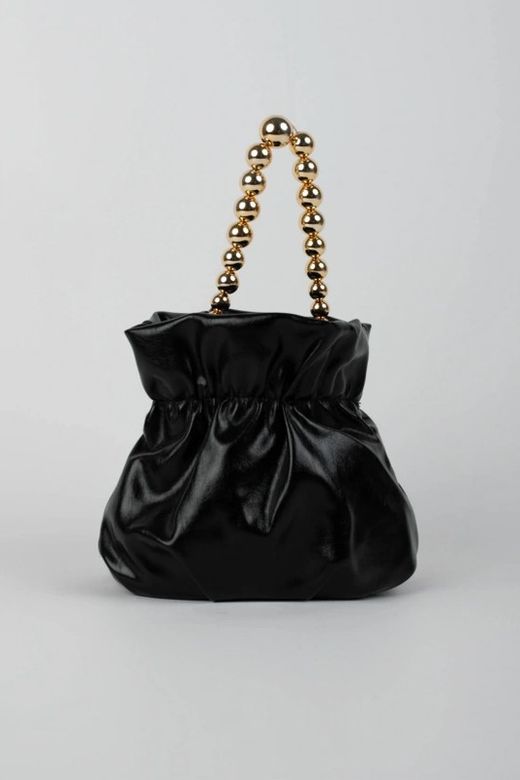 Bolso de Fiesta Tipo Bombonera Negro