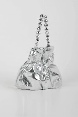 Bolso de Fiesta Tipo Bombonera Plata