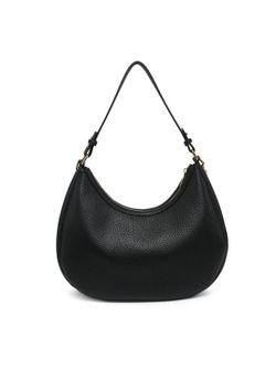 Bolso De Flecos Con Estampado Animal Print Negro