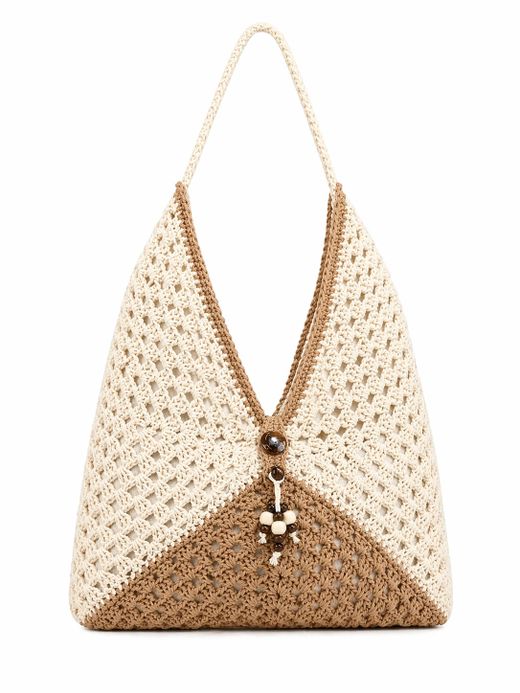 Bolso De Hombro Bohemio Camel