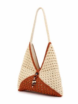 Bolso De Hombro Bohemio Naranja