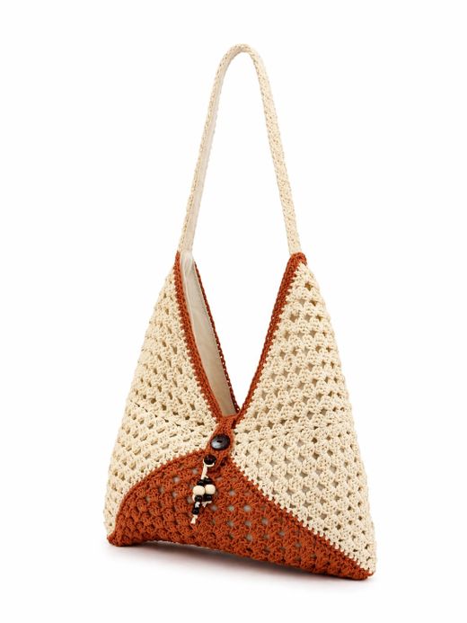 Bolso De Hombro Bohemio Naranja
