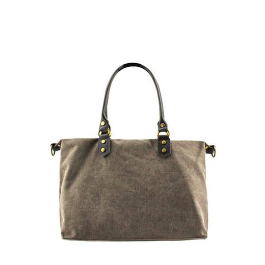 Bolso de lona tote bag personalizable marrón