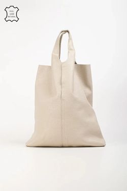 Bolso De Piel Lemy Beige