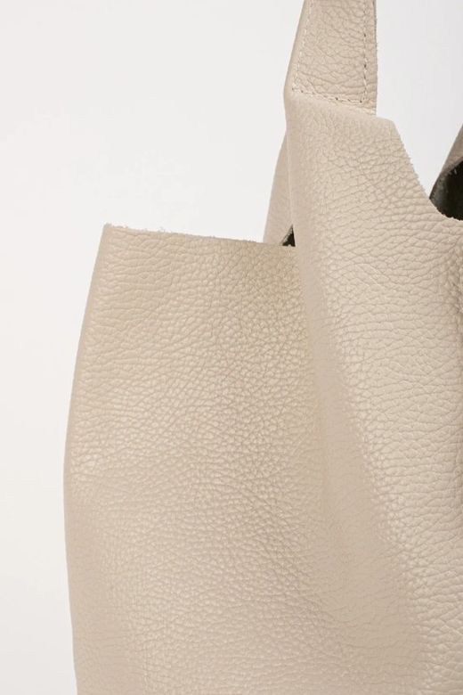 Bolso De Piel Lemy Beige