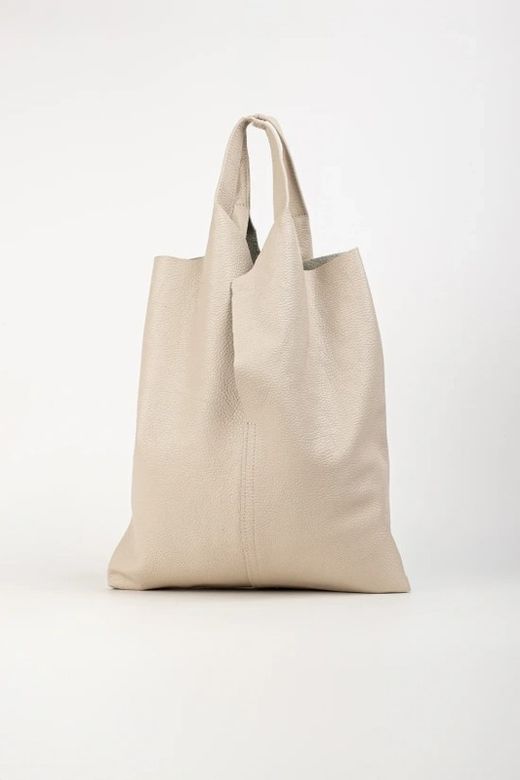 Bolso De Piel Lemy Beige