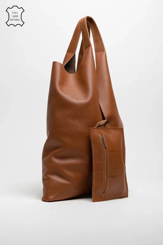 Bolso De Piel Lemy Camel