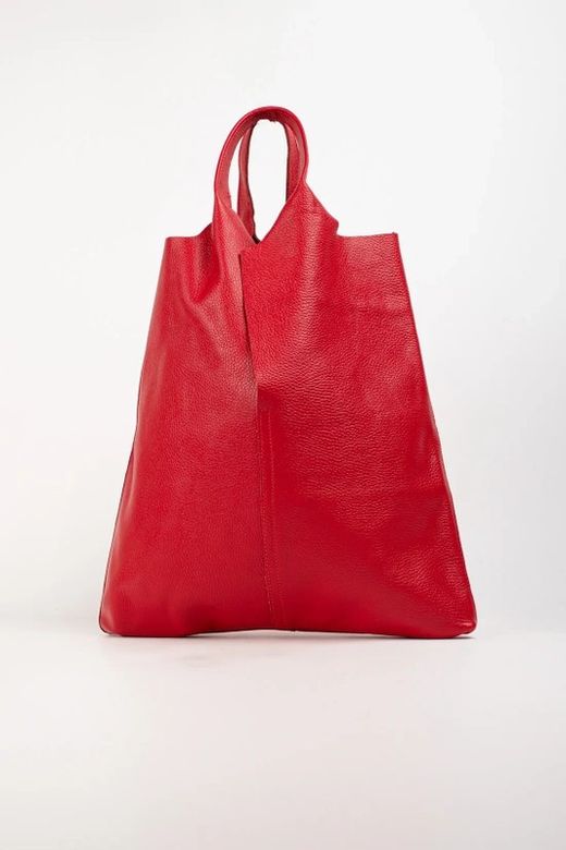 Bolso De Piel Lemy Rojo