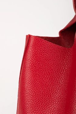Bolso De Piel Lemy Rojo