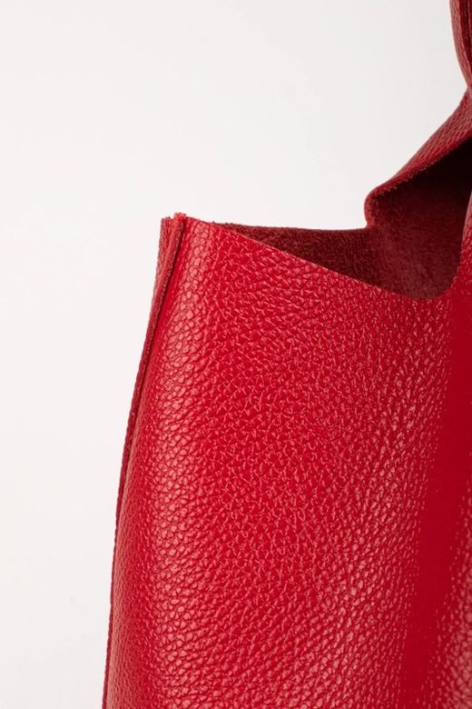 Bolso De Piel Lemy Rojo