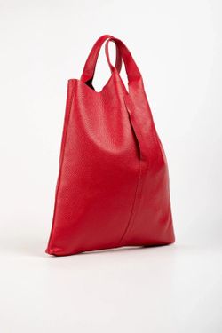 Bolso De Piel Lemy Rojo