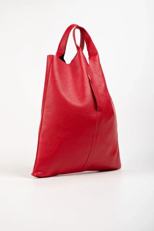 Bolso De Piel Lemy Rojo
