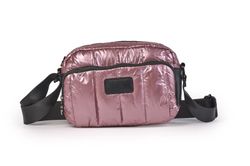 Bolso diara bandolera pequeño acolchado rosa