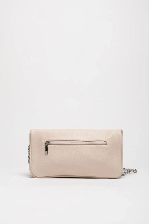 Bolso Doble Cadena Para Hombro y Bandolera Crudo
