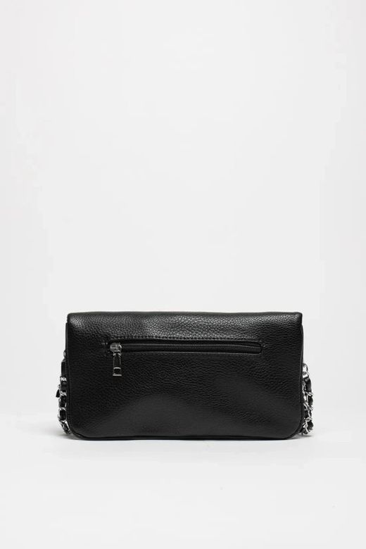 Bolso Doble Cadena Para Hombro y Bandolera Negro
