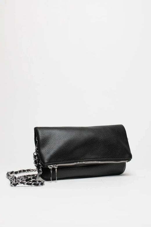 Bolso Doble Cadena Para Hombro y Bandolera Negro