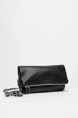 Bolso Doble Cadena Para Hombro y Bandolera Negro