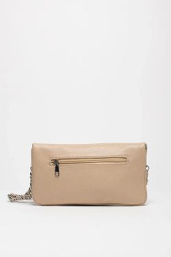 Bolso Doble Cadena Para Hombro y Bandolera Taupe
