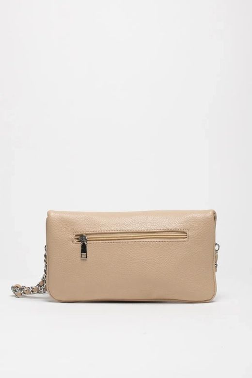 Bolso Doble Cadena Para Hombro y Bandolera Taupe