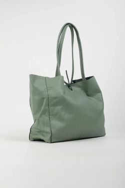 Bolso Lary De Piel Aguamarina