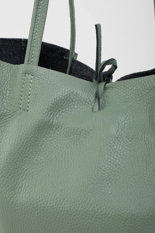 Bolso Lary De Piel Aguamarina