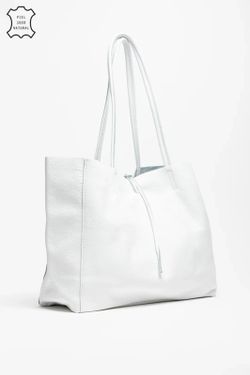 Bolso Lary De Piel Blanco