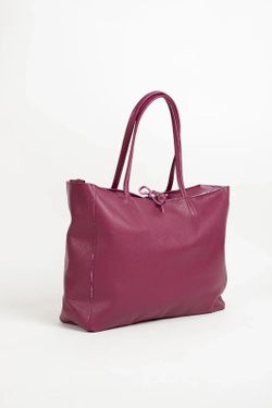 Bolso Lary De Piel Lila