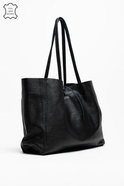 Bolso Lary De Piel Negro