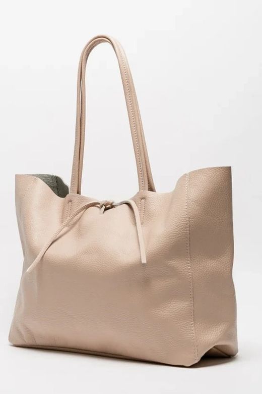 Bolso Lary De Piel Rosa